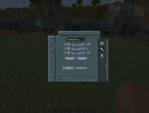 Transporter Config GUI Page